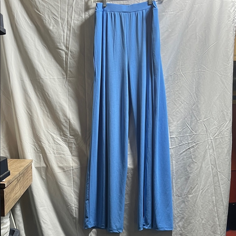 Comfy Blue Women's Wide-Leg Pants